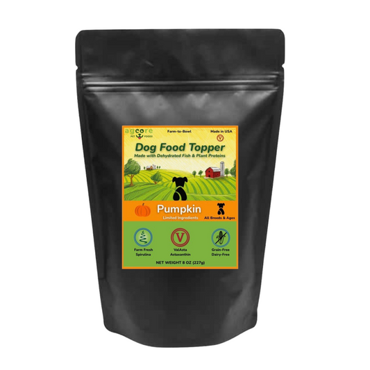 Pumpkin Dog Topper w ValAsta Astaxanthin 8 oz