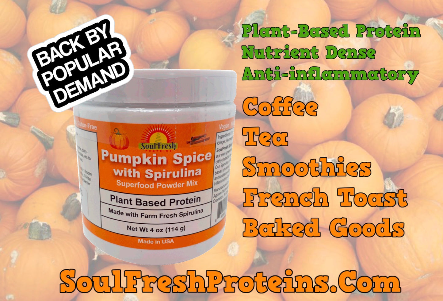 Pumpkin Spice with Spirulina