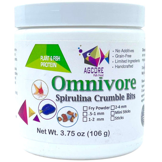 Omnivore Spirulina Crumble: Grain-Free, Limited Ingredients (5 options)